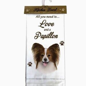 Papillon- Kitchen towel- E&S PETS GIFT